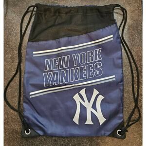New York Yankees NY Gym Sack Backpack MLB Baseball Drawstring Bag